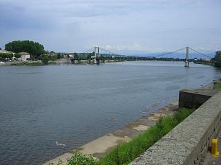 Rhone bei Tain Hermitage