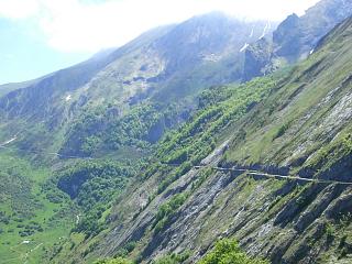 Auffahrt zum Col d'Aubisque