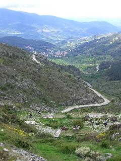 Blick auf die alte Römerstraße