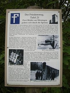 Friedensweg an der alten Zonengrenze