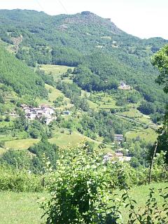 Blick auf die Berge